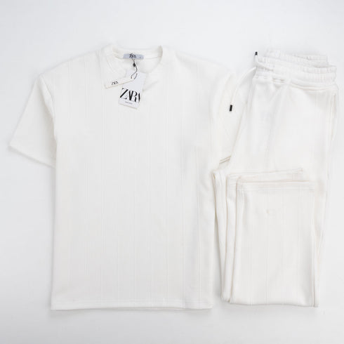 Short Sleeve Cotton Suit