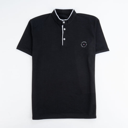 Tommy Stand-Up Collar Short Sleeve T-Shirt