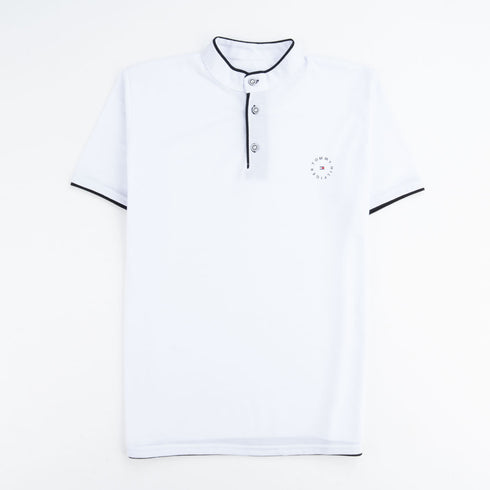 Tommy Stand-Up Collar Short Sleeve T-Shirt